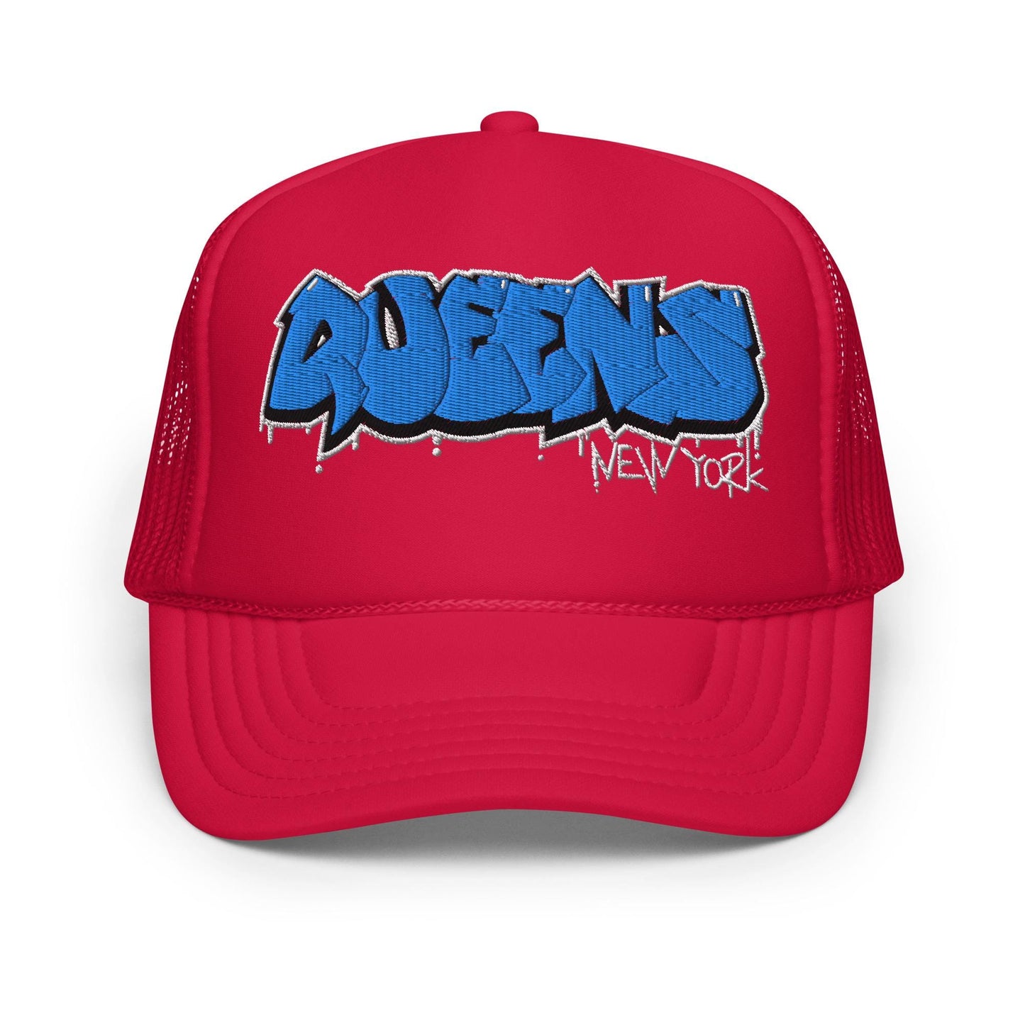 Queens NY Graffiti Trucker Hat, Urban Cap, Snapback Hat, Street Fashion, Hip Hop Hat