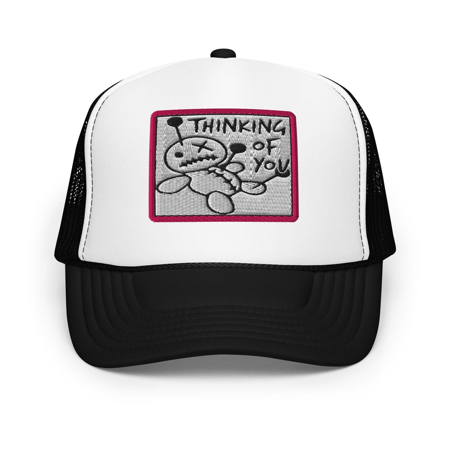 Funny Foam Trucker Hat, Thinking of You Gift, Mesh Cap, Retro Style, Cool Baseball Cap, Casual Headwear
