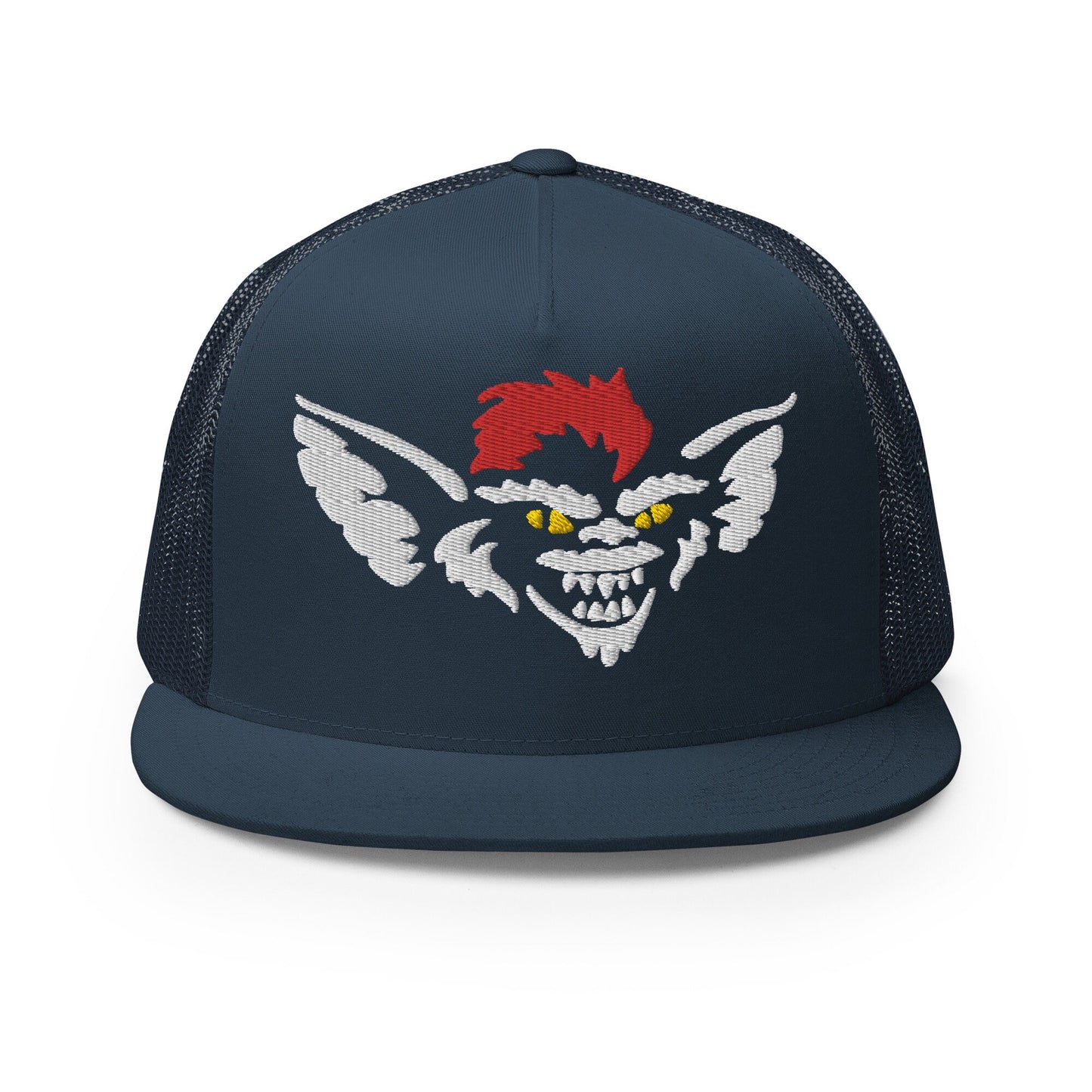 GREMLIN Embroidered Trucker Hat, Mesh Baseball Cap, Vintage Style Hat, Retro Gift for Him, Classic Truck Driver Cap