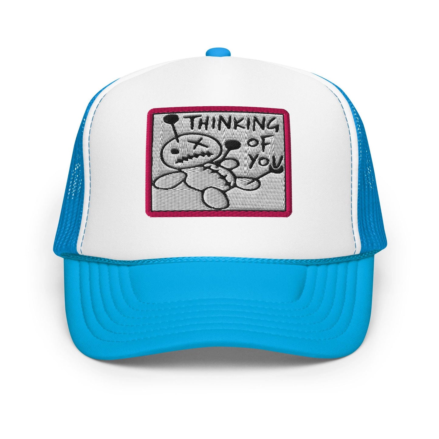 Funny Foam Trucker Hat, Thinking of You Gift, Mesh Cap, Retro Style, Cool Baseball Cap, Casual Headwear