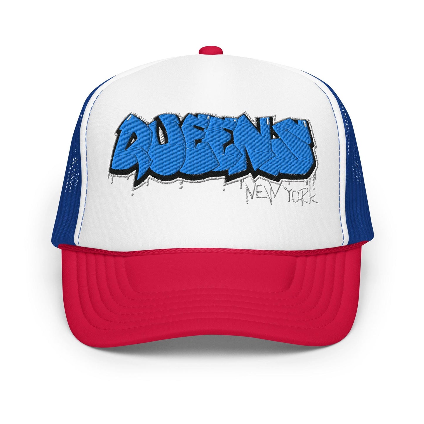 Queens NY Graffiti Trucker Hat, Urban Cap, Snapback Hat, Street Fashion, Hip Hop Hat