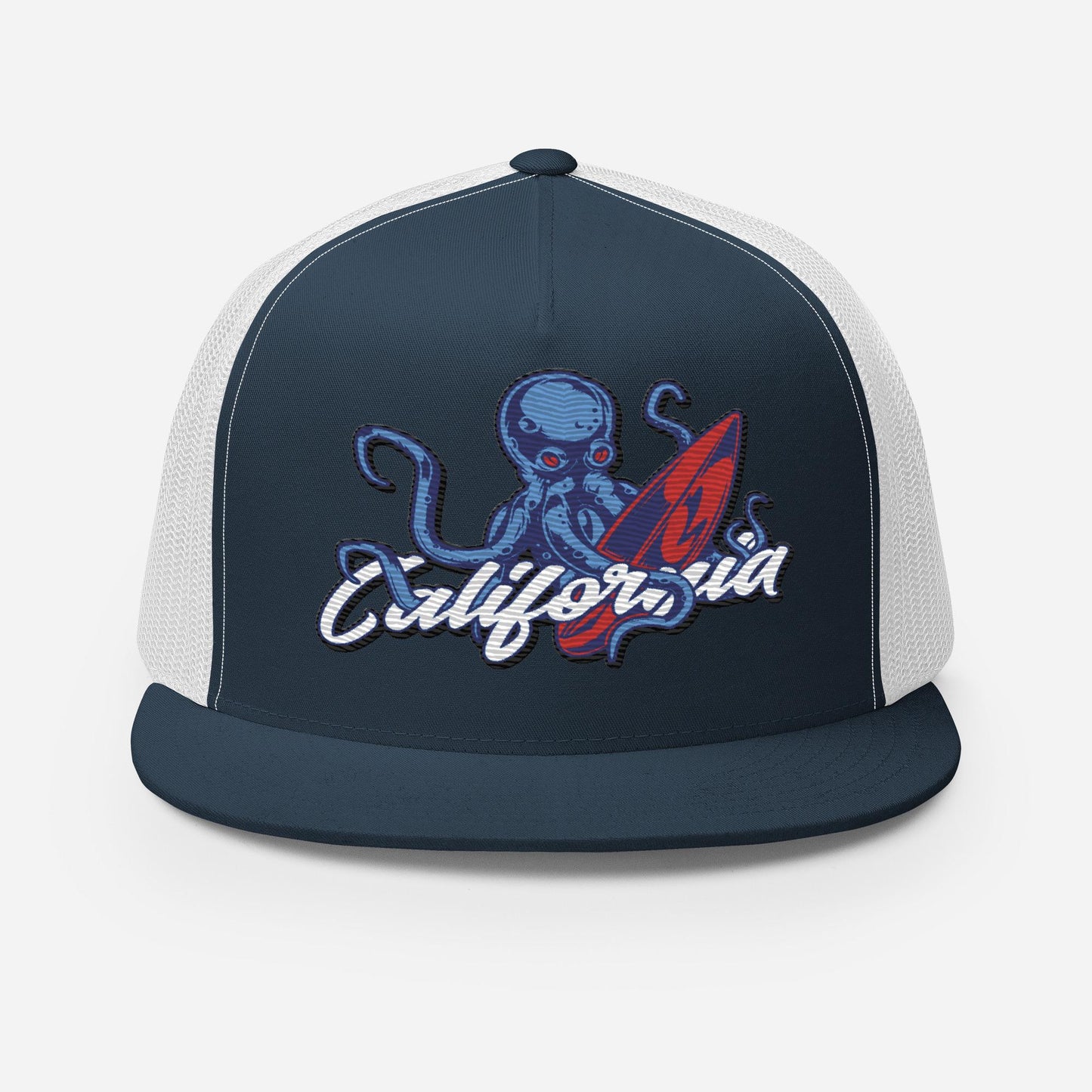 California Surf Club Trucker Hat, Adjustable Baseball Cap, Beach Ready Hat, Surfing Cap, Ocean Lover Gift