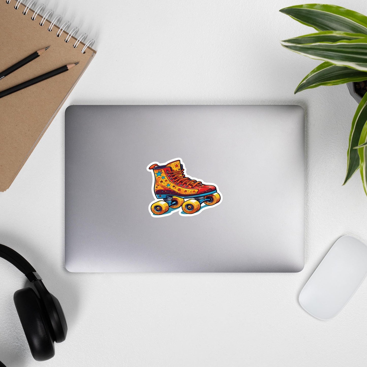 Roller Skate Sticker, Cute Skating Decal, Skateboard Sticker, Roller Derby Gift, Skate Gift, Skater Accessories