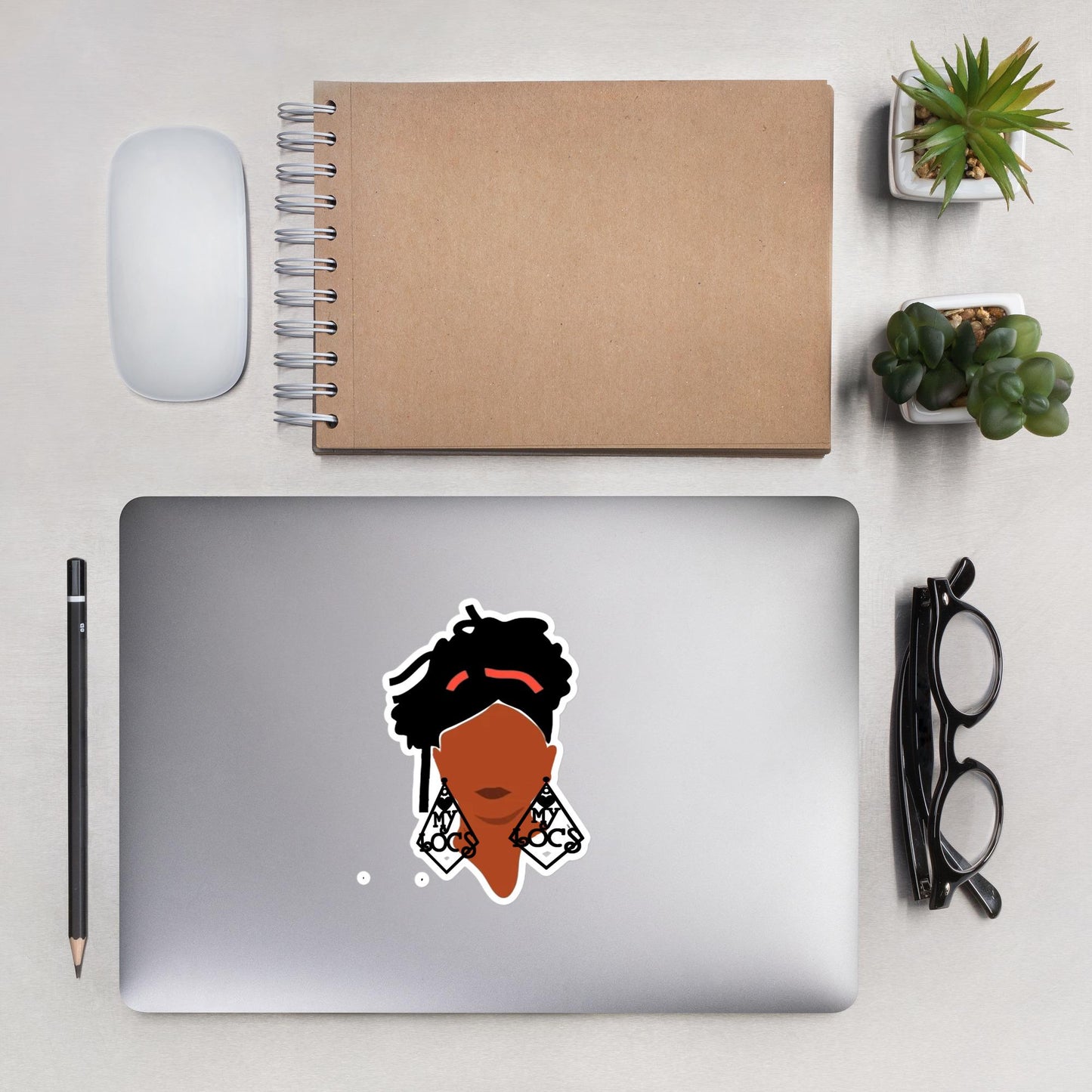 Love My Locs Sticker, Hair Pride Sticker, Locs Sticker, Dreadlock Sticker, Hair Journey Sticker, Gift for Loc Lovers