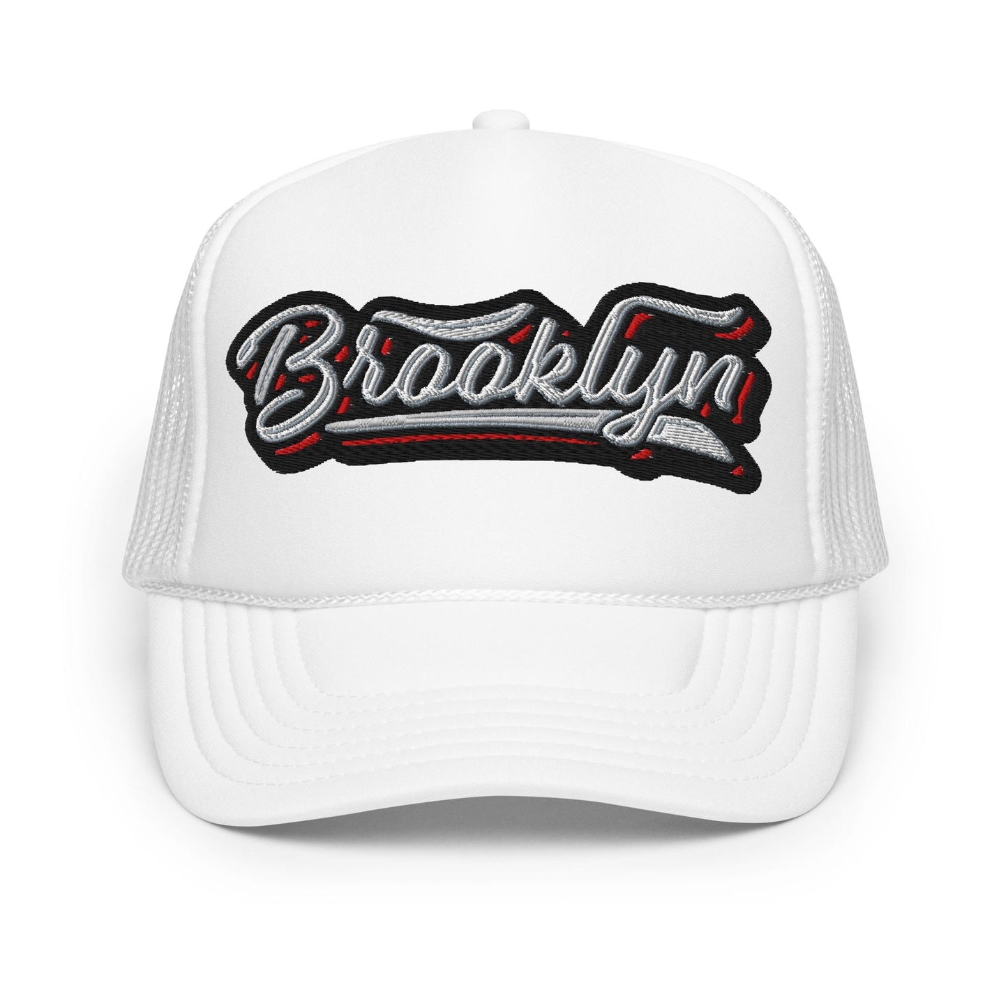 Brooklyn NY Trucker Hat, Vintage Baseball Cap, Snapback Hat, Classic Mesh Hat, New York City Hat, Casual Headwear