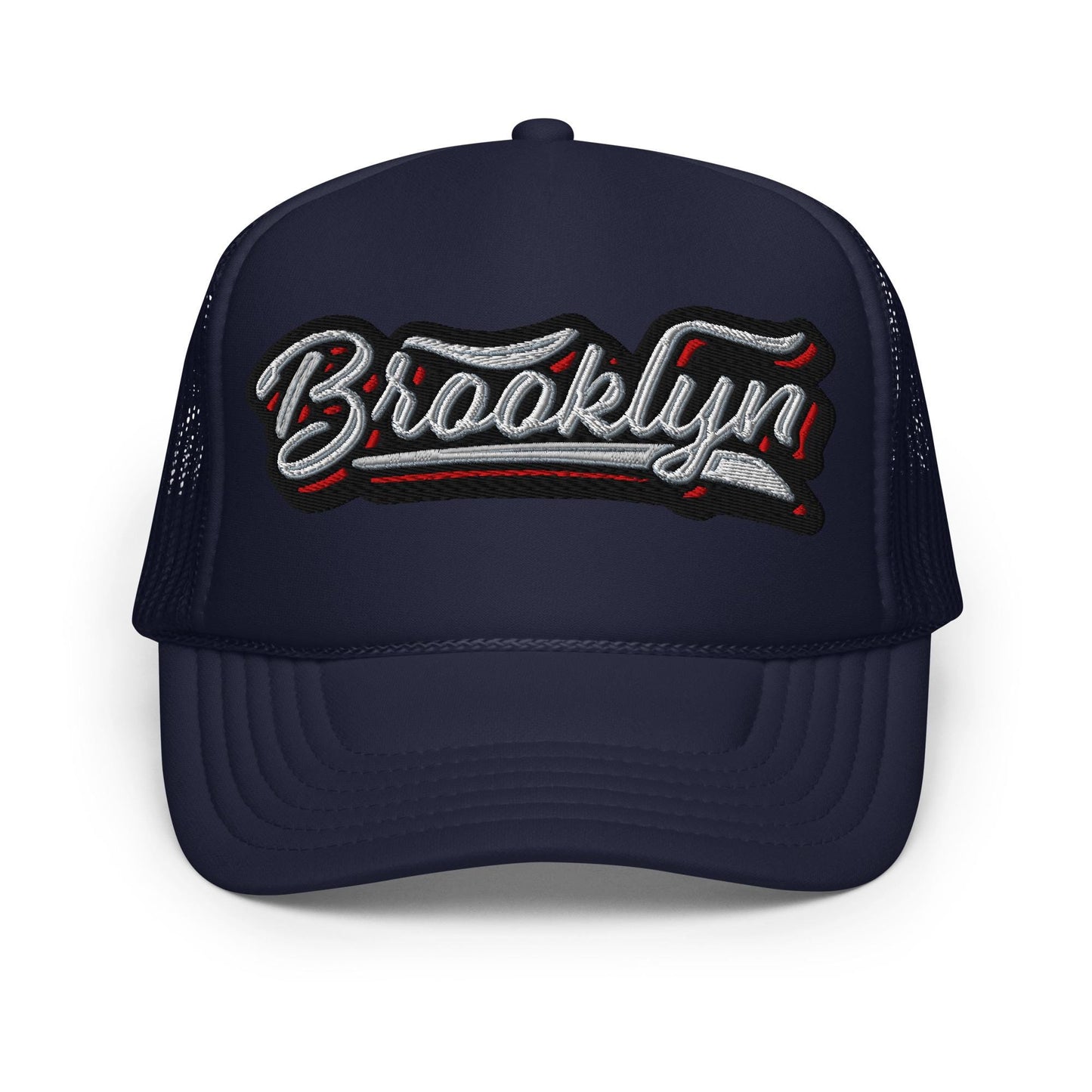 Brooklyn NY Trucker Hat, Vintage Baseball Cap, Snapback Hat, Classic Mesh Hat, New York City Hat, Casual Headwear