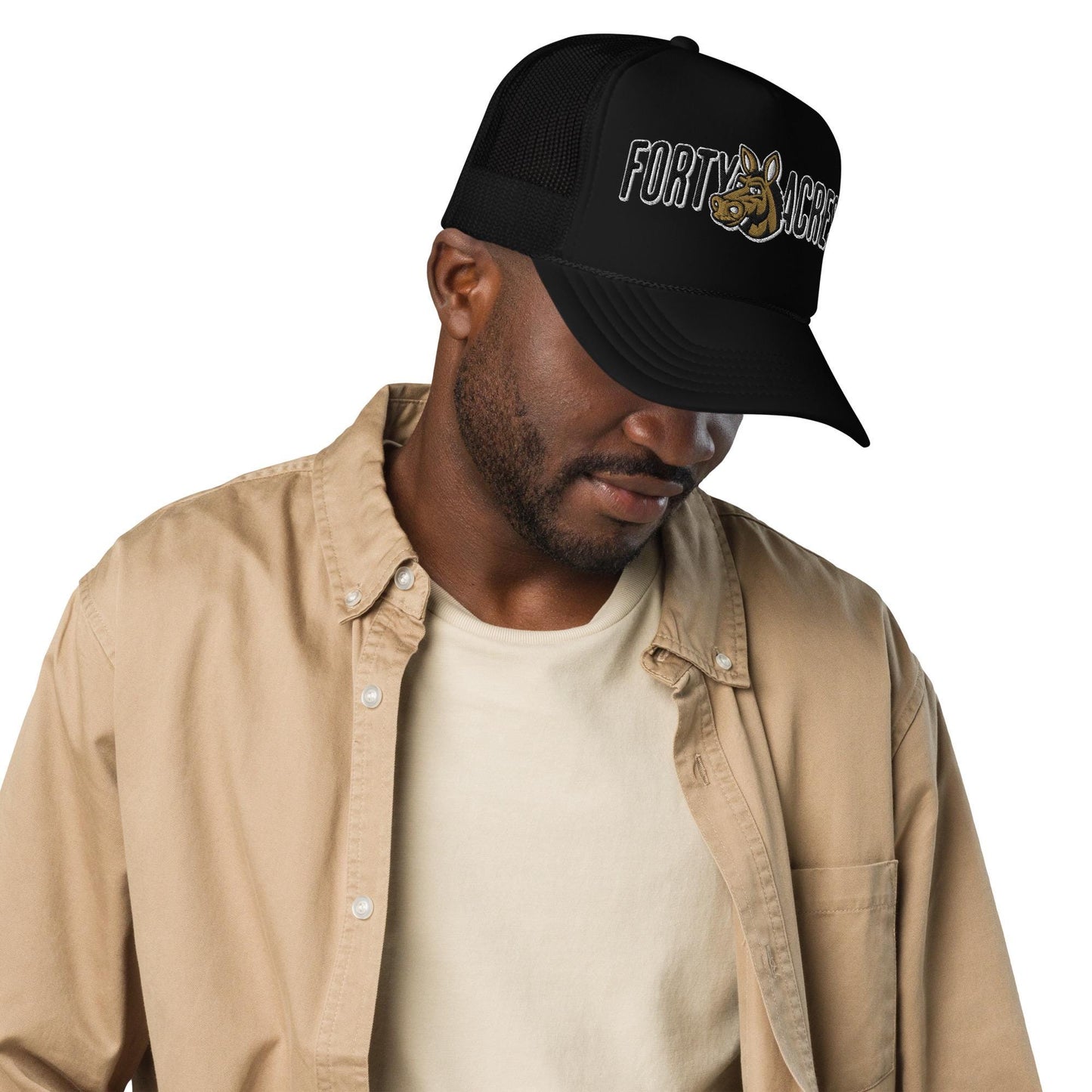 Forty Acres and a Mule Trucker Hat, Vintage Cap, Snapback Hat, Adjustable Hat, Outdoor Apparel, Kendrick Lamar