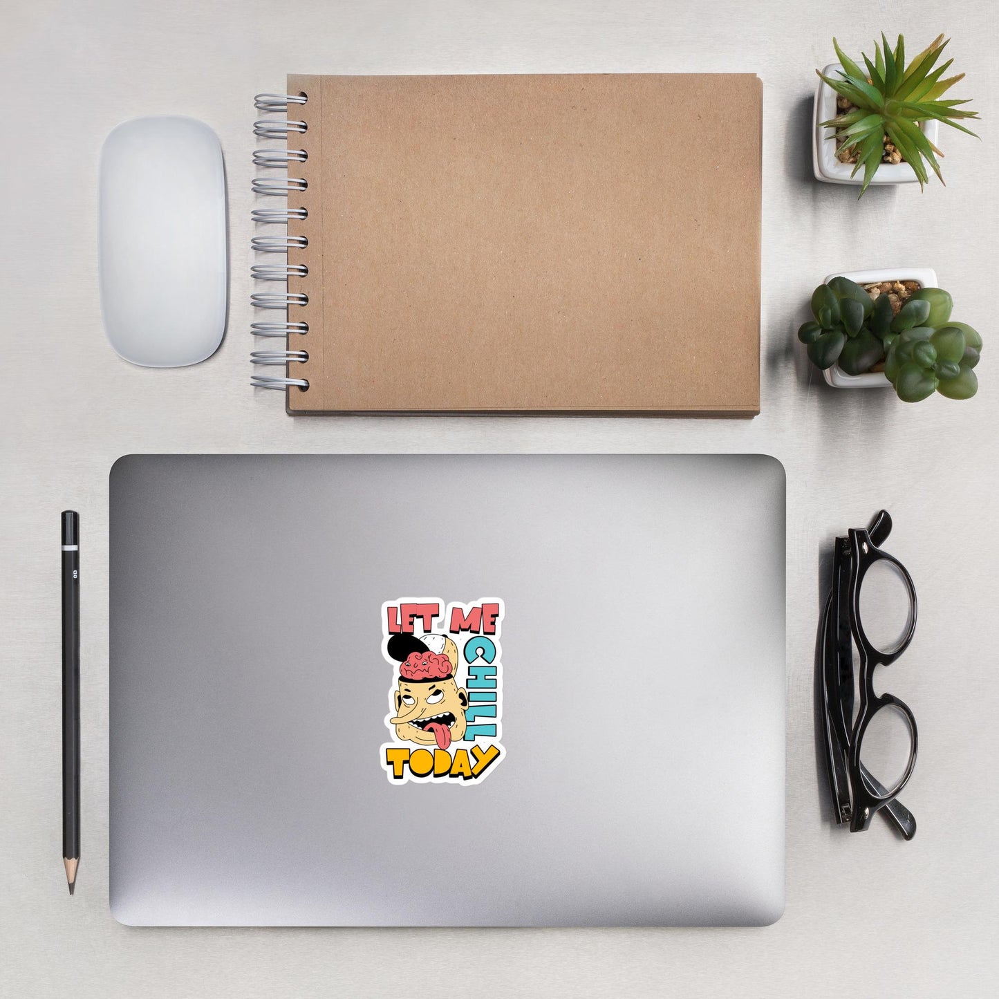 Chill Today Sticker, Vinyl Decal, Motivational Sticker, Laptop Sticker, Water Bottle Sticker, Positive Vibes, Gift Idea