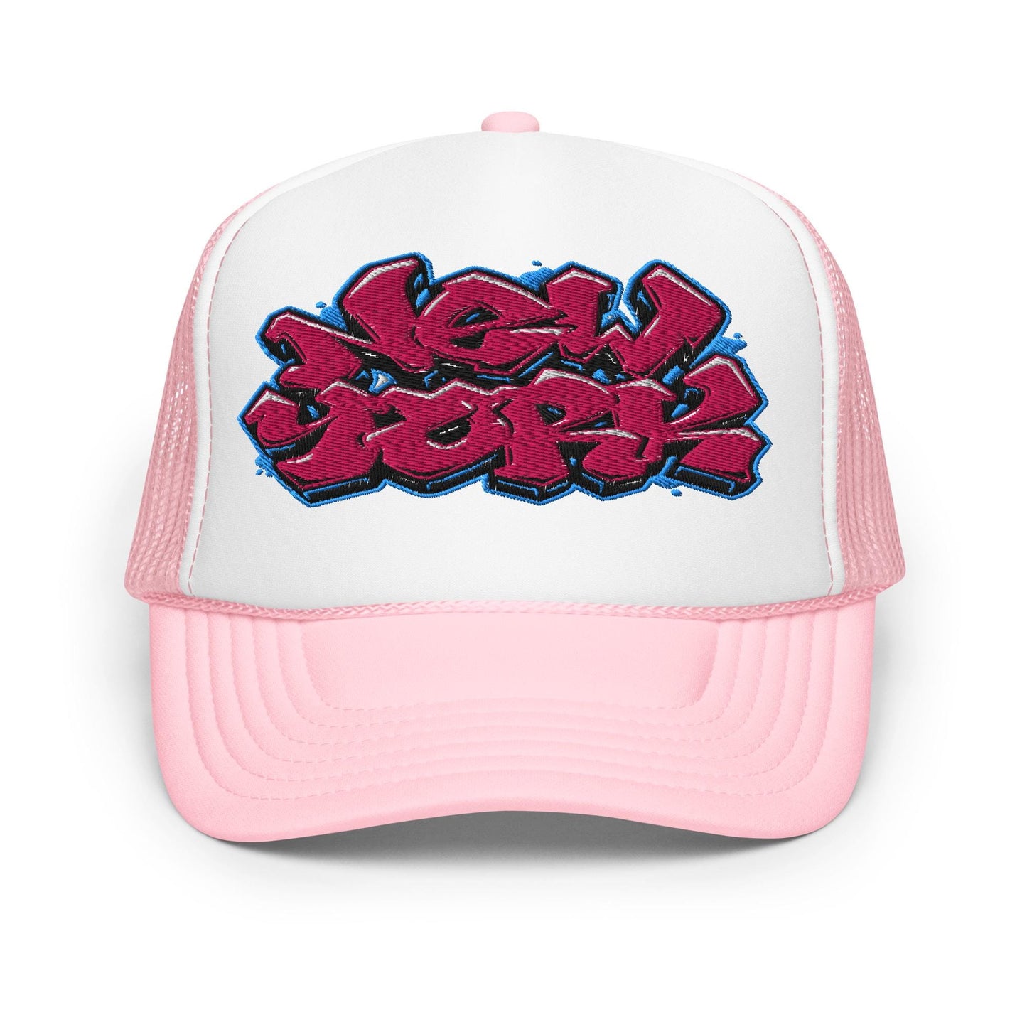 New York Graffiti Trucker Hat, Urban Style Cap, Street Fashion Hat, Hip Hop Cap, Trendy Unisex Hat, Graffiti Art Cap