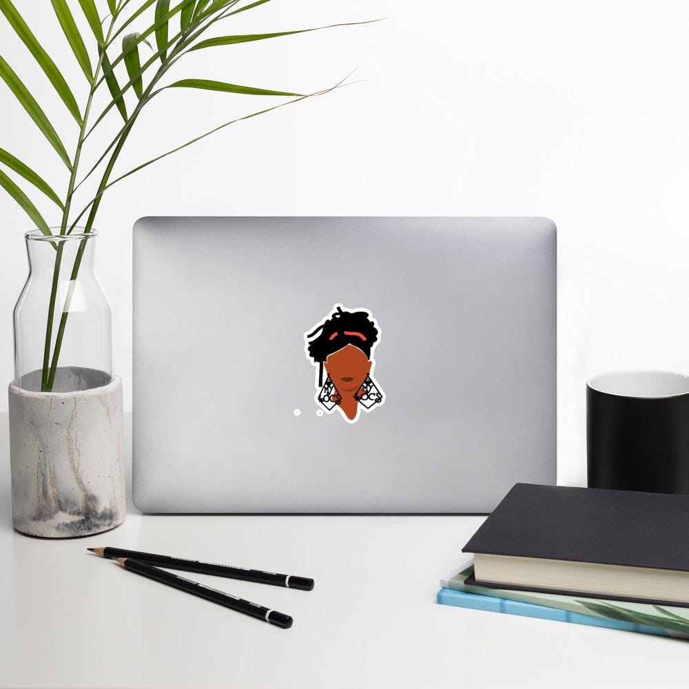 Love My Locs Sticker, Hair Pride Sticker, Locs Sticker, Dreadlock Sticker, Hair Journey Sticker, Gift for Loc Lovers