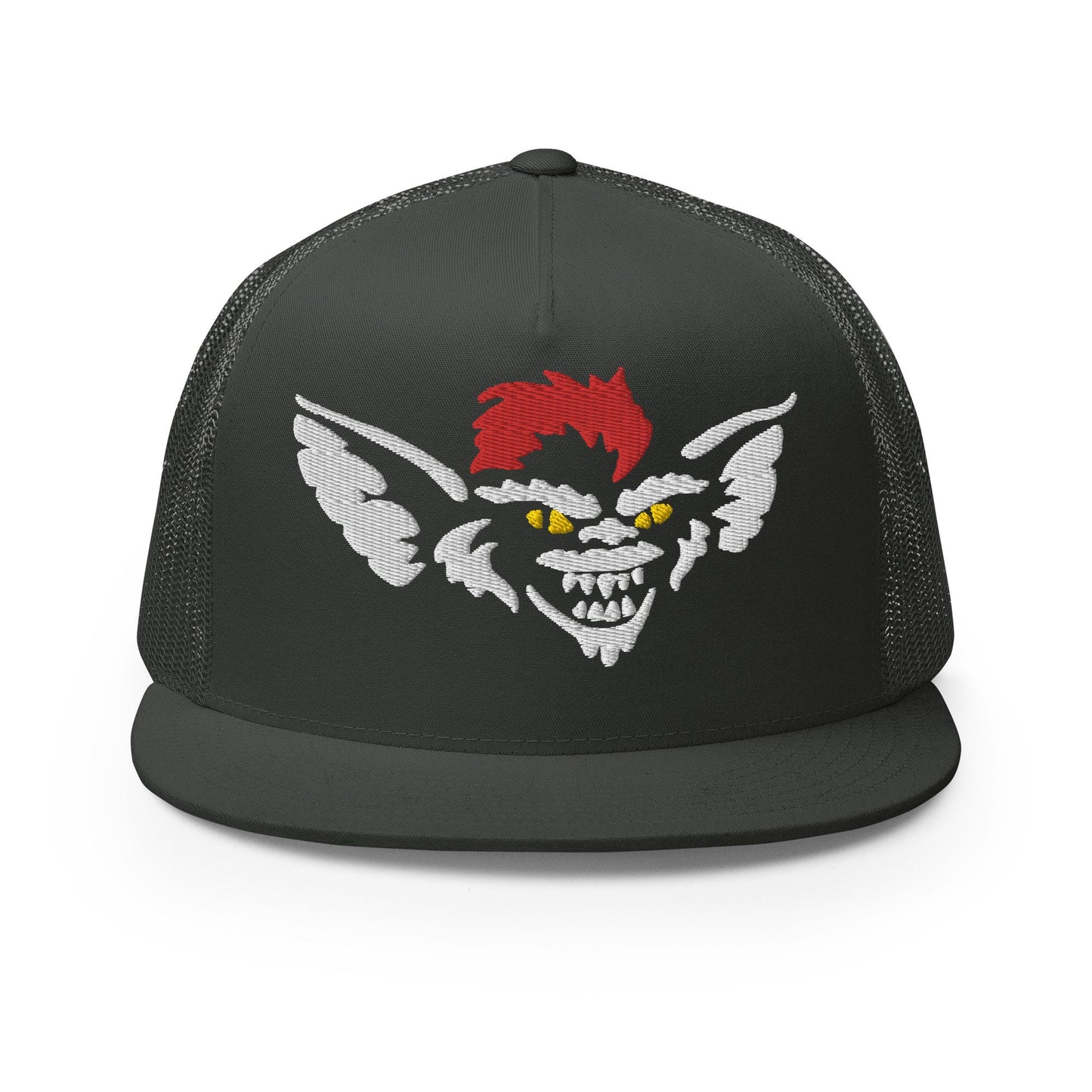 GREMLIN Embroidered Trucker Hat, Mesh Baseball Cap, Vintage Style Hat, Retro Gift for Him, Classic Truck Driver Cap