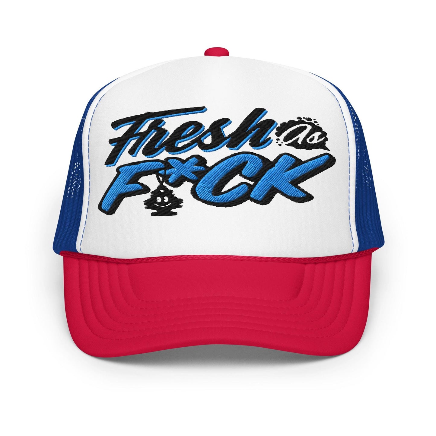 Foam Trucker Hat, Fresh as F*ck Hat, Snapback Cap, Graphic Cap, Casual Hat, Statement Hat, Gift for Him, Fashion Accessory