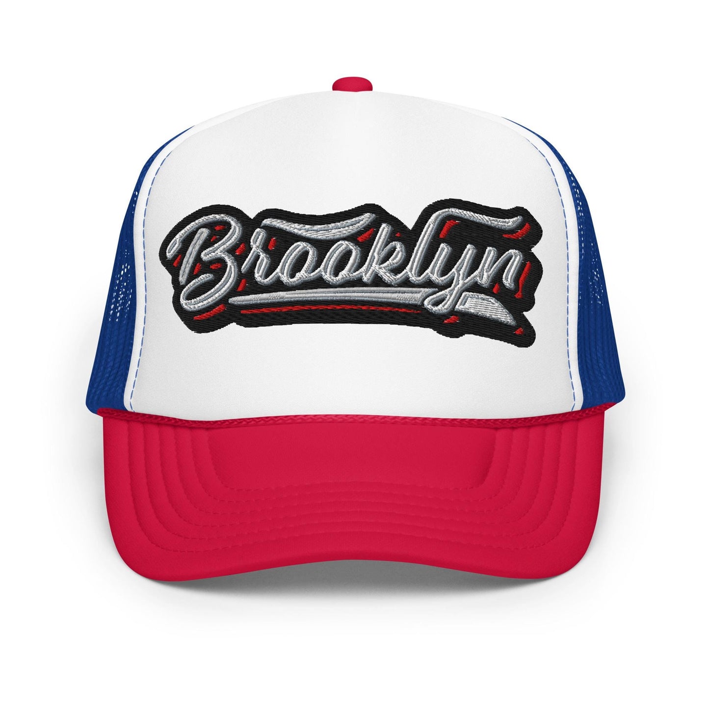 Brooklyn NY Trucker Hat, Vintage Baseball Cap, Snapback Hat, Classic Mesh Hat, New York City Hat, Casual Headwear