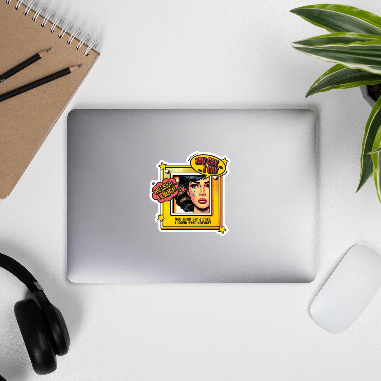 Comic Pop Art Sticker, Funny Comic Sticker, Art Decal, Pop Art Decor, Retro Comic Sticker, Unique Sticker, Meme Sticker