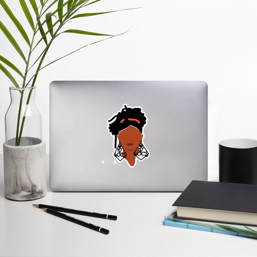 Love My Locs Sticker, Hair Pride Sticker, Locs Sticker, Dreadlock Sticker, Hair Journey Sticker, Gift for Loc Lovers
