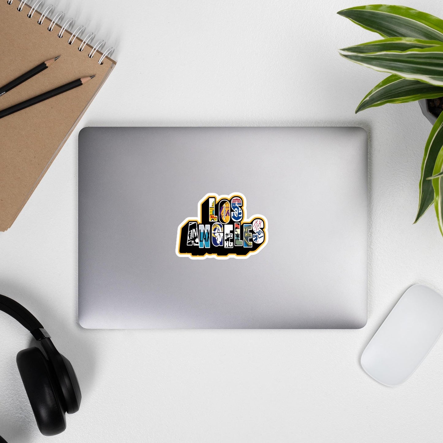 Los Angeles Sports Teams Sticker, LA Dodgers Sticker, Lakers Vinyl Decal, Clippers Fan Gift, Rams Sticker, City of Angels