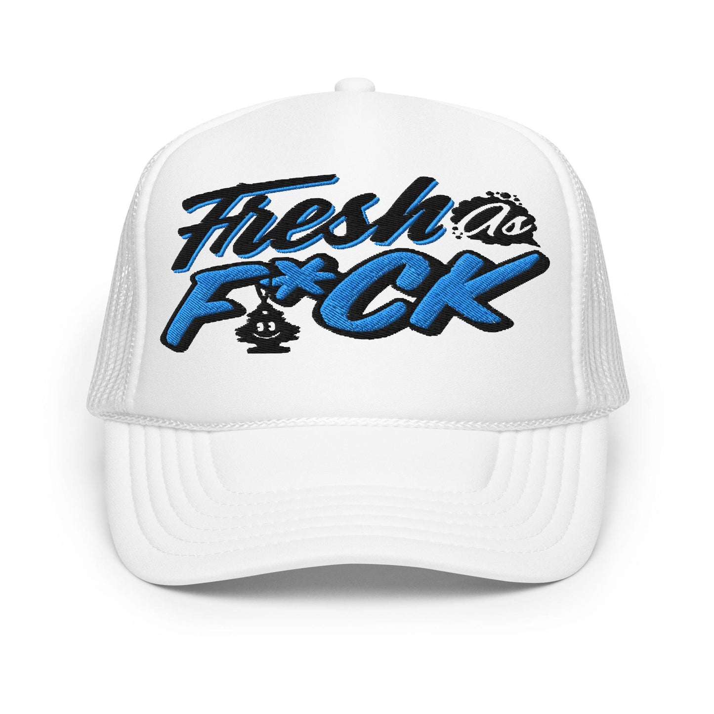 Foam Trucker Hat, Fresh as F*ck Hat, Snapback Cap, Graphic Cap, Casual Hat, Statement Hat, Gift for Him, Fashion Accessory