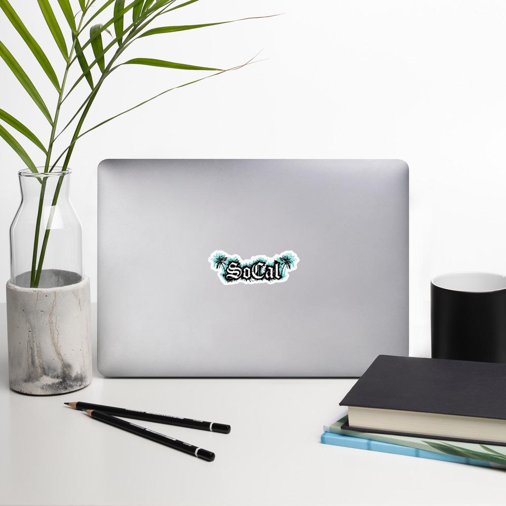 So Cal Sticker, Southern California Decal, Beach Vibes Sticker, Travel Souvenir, Laptop Sticker, Gift for Travelers