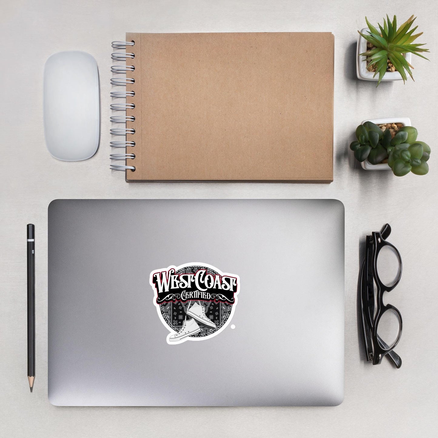 West Coast Certified Sticker, Vinyl Decal, Laptop Sticker, Car Bumper, Personalize Gift, Water Bottle Sticker