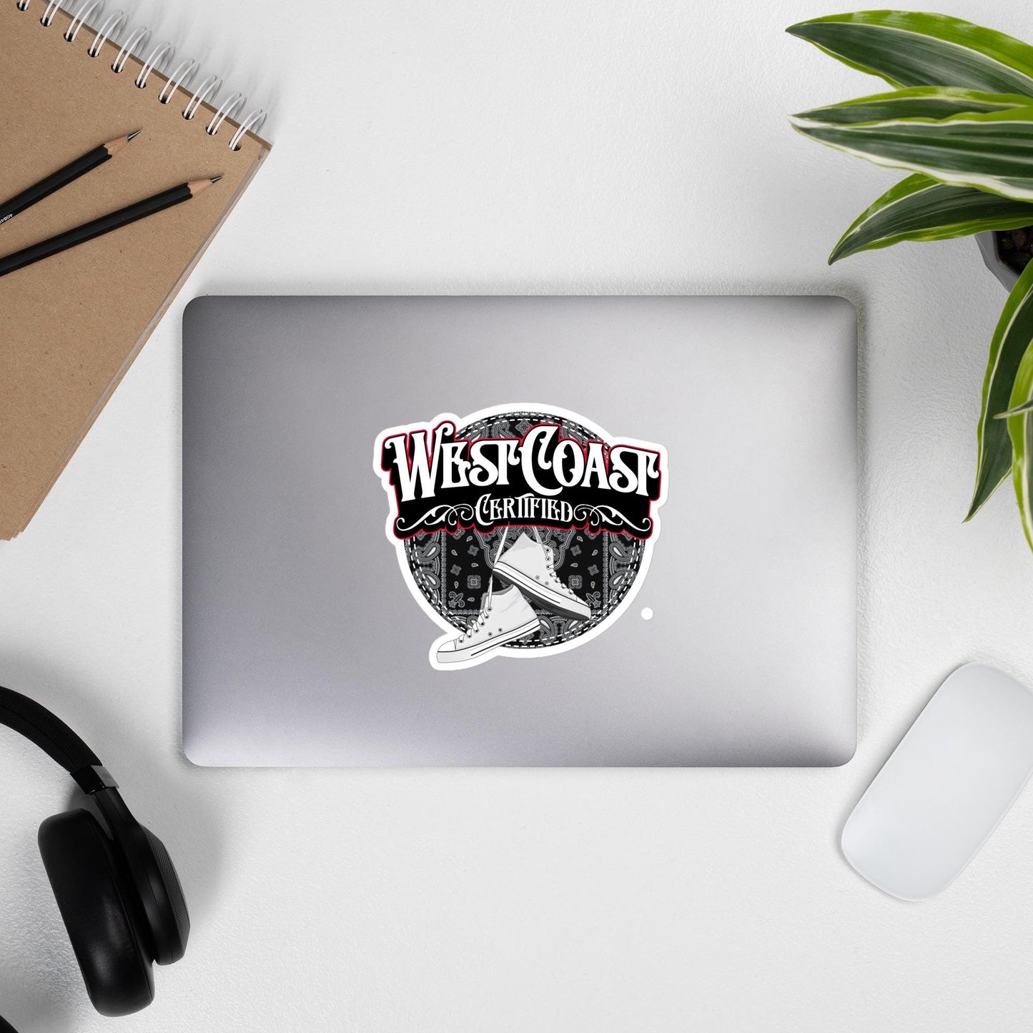 West Coast Certified Sticker, Vinyl Decal, Laptop Sticker, Car Bumper, Personalize Gift, Water Bottle Sticker