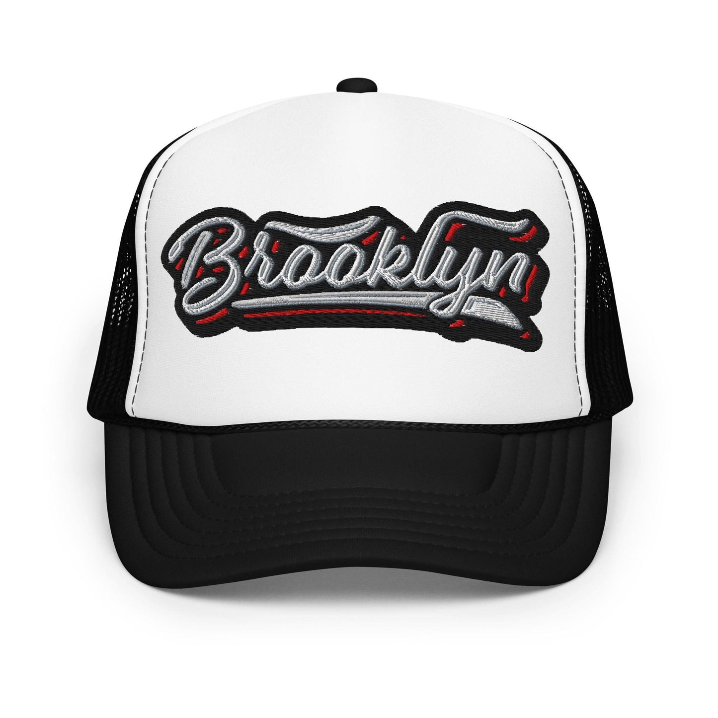 Brooklyn NY Trucker Hat, Vintage Baseball Cap, Snapback Hat, Classic Mesh Hat, New York City Hat, Casual Headwear