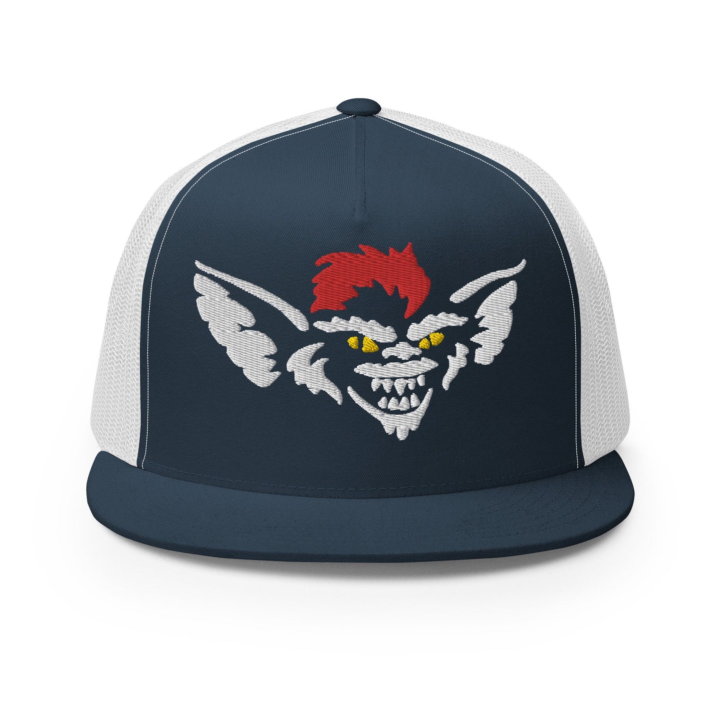 GREMLIN Embroidered Trucker Hat, Mesh Baseball Cap, Vintage Style Hat, Retro Gift for Him, Classic Truck Driver Cap