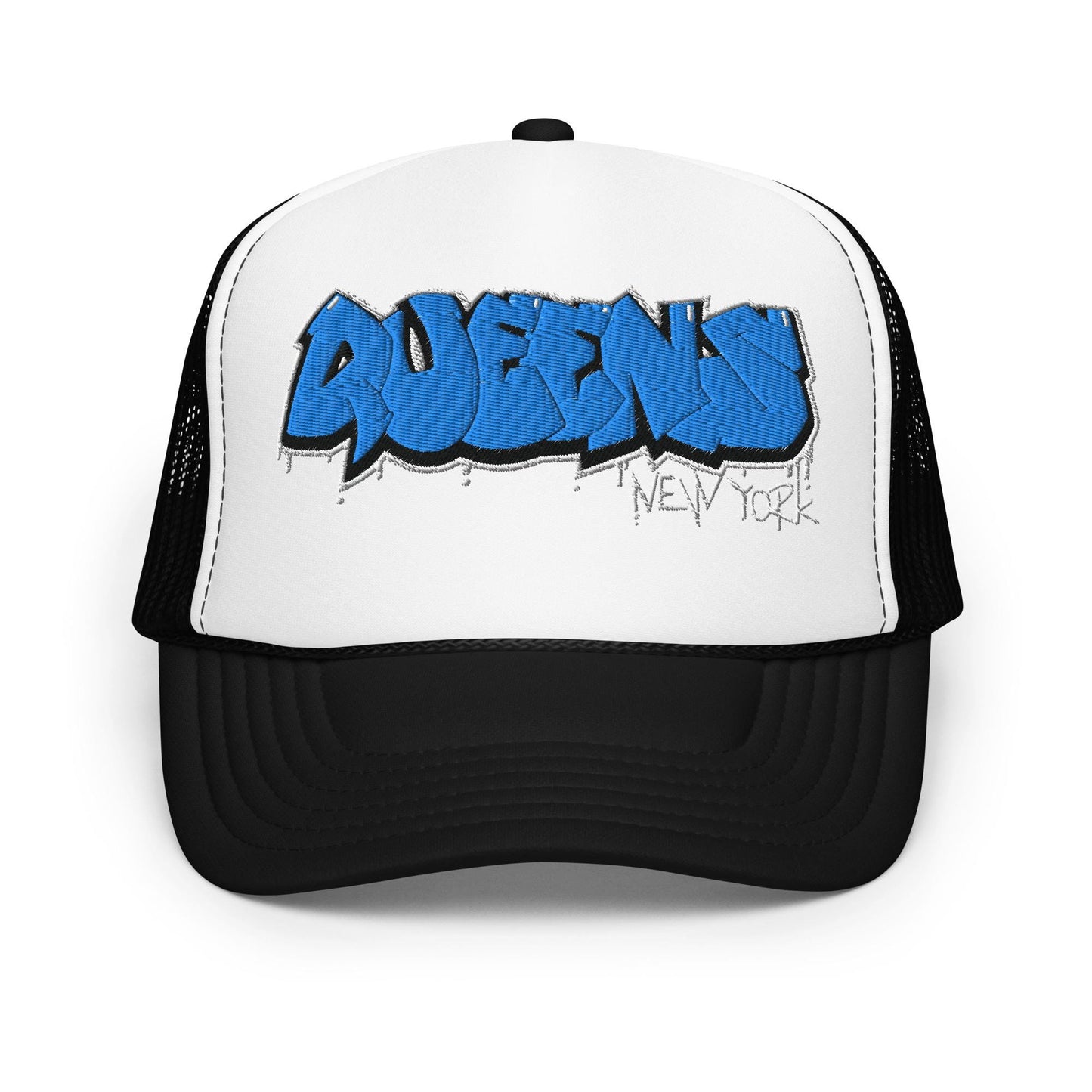 Queens NY Graffiti Trucker Hat, Urban Cap, Snapback Hat, Street Fashion, Hip Hop Hat