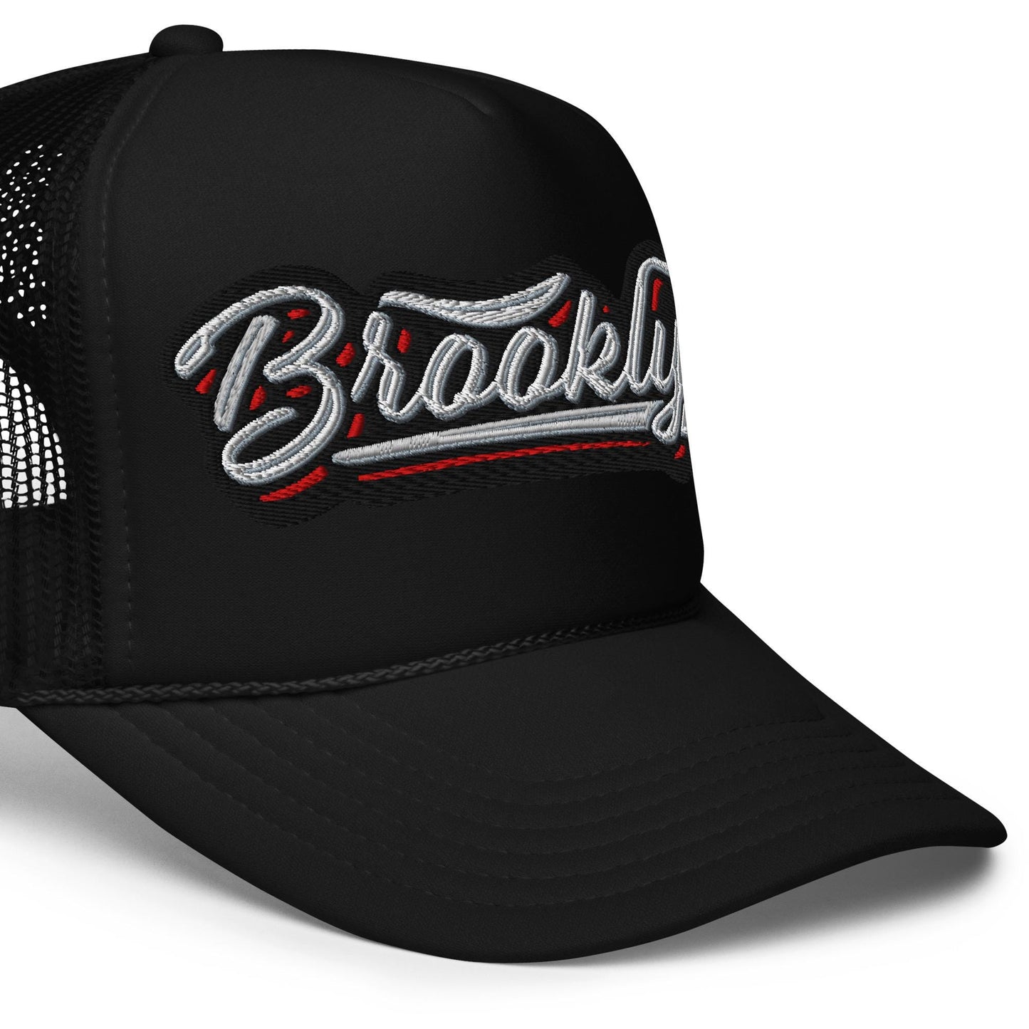 Brooklyn NY Trucker Hat, Vintage Baseball Cap, Snapback Hat, Classic Mesh Hat, New York City Hat, Casual Headwear