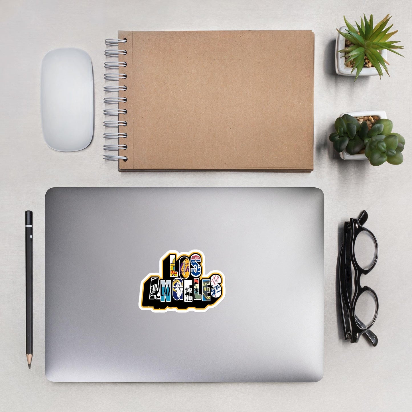 Los Angeles Sports Teams Sticker, LA Dodgers Sticker, Lakers Vinyl Decal, Clippers Fan Gift, Rams Sticker, City of Angels