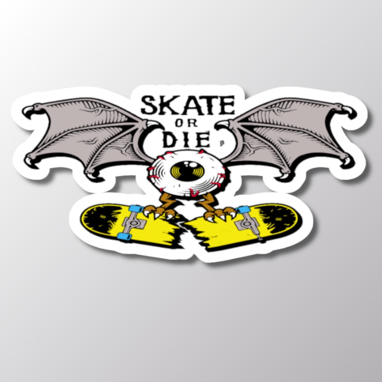 Skate or Die Stickers, Skateboard Stickers, Cool Decals, Skater Gift, Laptop Stickers, Street Art Stickers