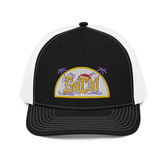 So Cal Embroidered Trucker Hat, Southern California Cap, Beach Vibes Hat, California Love Gift