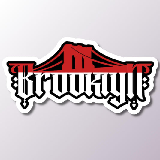Brooklyn Bridge Sticker, New York City Decal, Urban Art Sticker, Travel Souvenir, Laptop Decoration, NYC Gift
