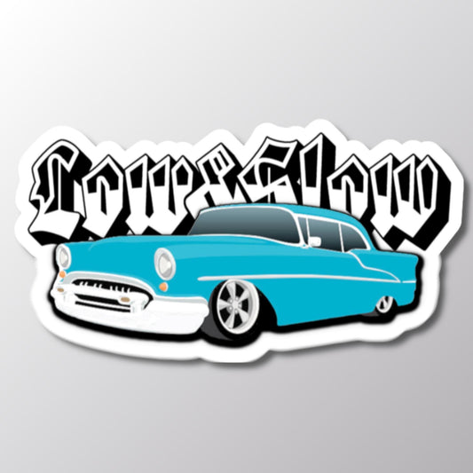 Low and Slow Sticker, Lowrider Car Decal, Custom Bumper Sticker, Vehicle Decoration, Car Enthusiast Gift, Lowrider Art