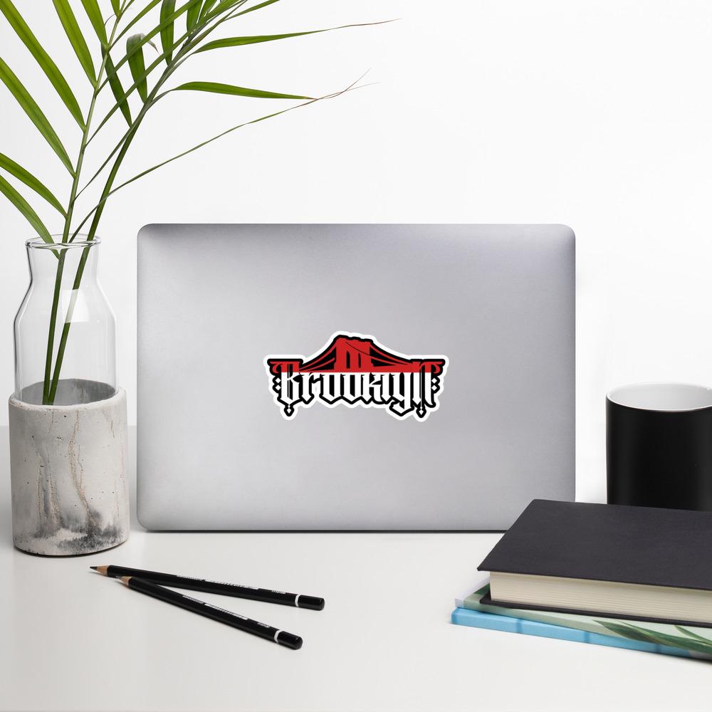 Brooklyn Bridge Sticker, New York City Decal, Urban Art Sticker, Travel Souvenir, Laptop Decoration, NYC Gift