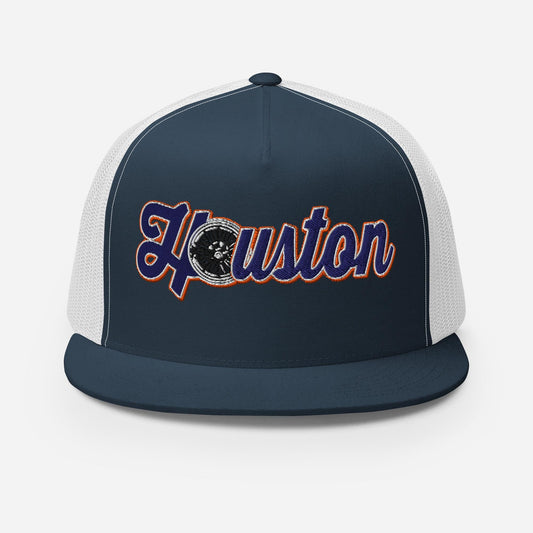 Houston Trucker Hat, Slab Culture Cap, Streetwear Hat, Urban Cap, Unisex Trucker Hat, Houston Gift