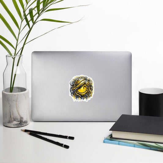 Hair Don't Care Sticker, Funny Decal, Laptop Sticker, Car Window Decoration, Gift For Her, Funky Sticker, Hair Lover