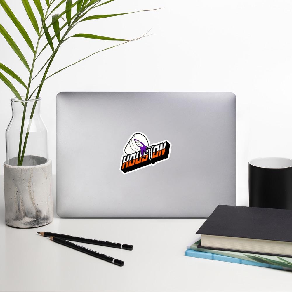 Houston Purple Lean Sticker, Hip Hop Culture, Purple Aesthetic, Laptop Decal, Street Style, Custom Vinyl