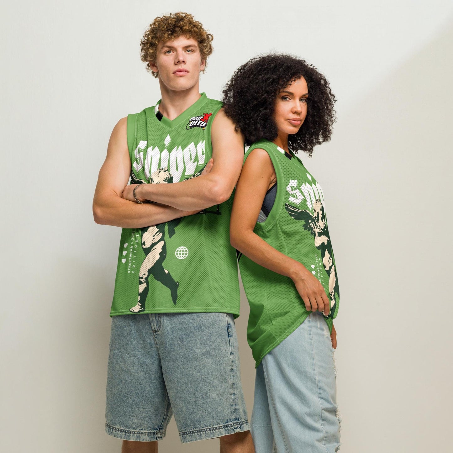 Sniper Cupid Basketball Jersey, Premium Sports Apparel, Men's Jersey, Gift for Him, Valentine's Day Sportswear