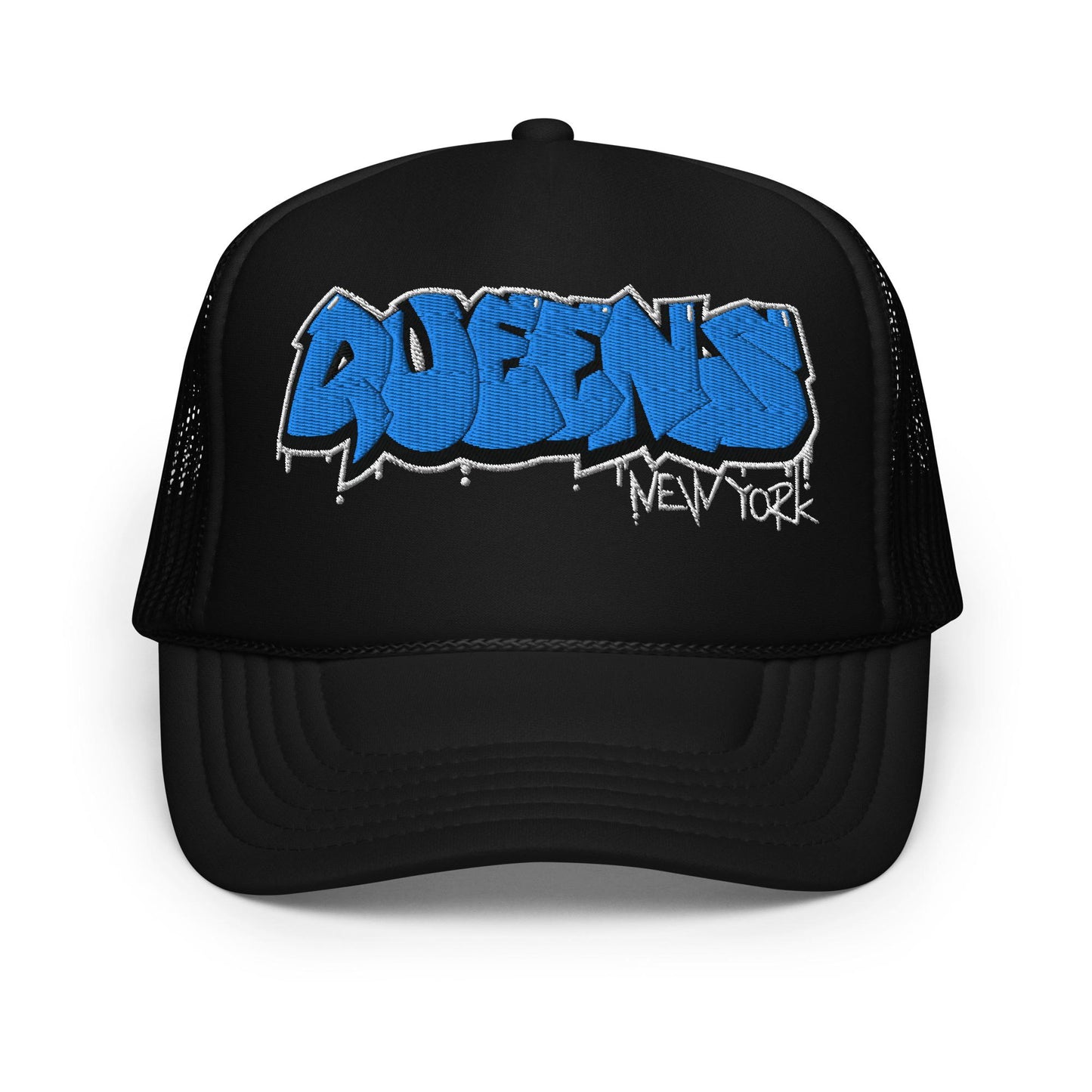 Queens NY Graffiti Trucker Hat, Urban Cap, Snapback Hat, Street Fashion, Hip Hop Hat