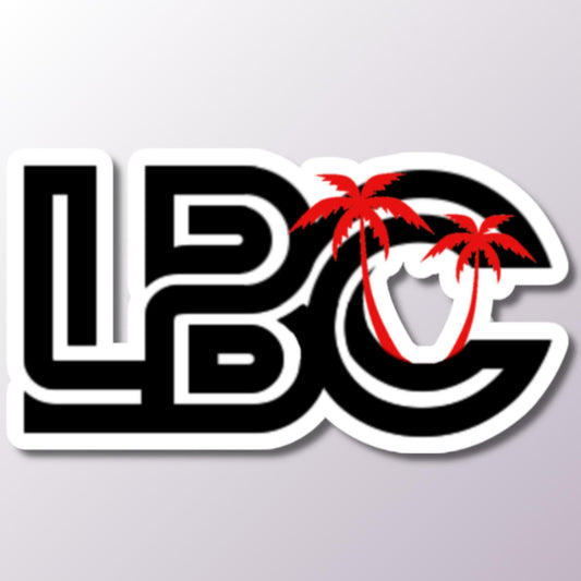 Long Beach California Sticker, LBC Icon, Durable Decal, Souvenir Gift, California Keepsake, Travel Sticker