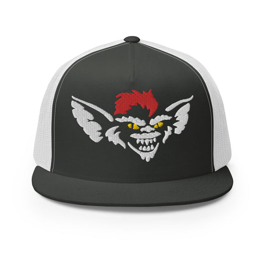 GREMLIN Embroidered Trucker Hat, Mesh Baseball Cap, Vintage Style Hat, Retro Gift for Him, Classic Truck Driver Cap