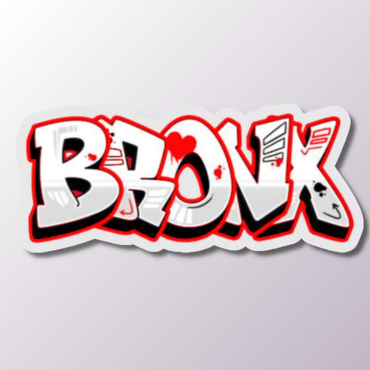 Bronx Graffiti Sticker, New York Graffiti Art, Urban Street Art Decal, Hip Hop Culture, Vinyl Sticker, Gift for Graffiti Lovers