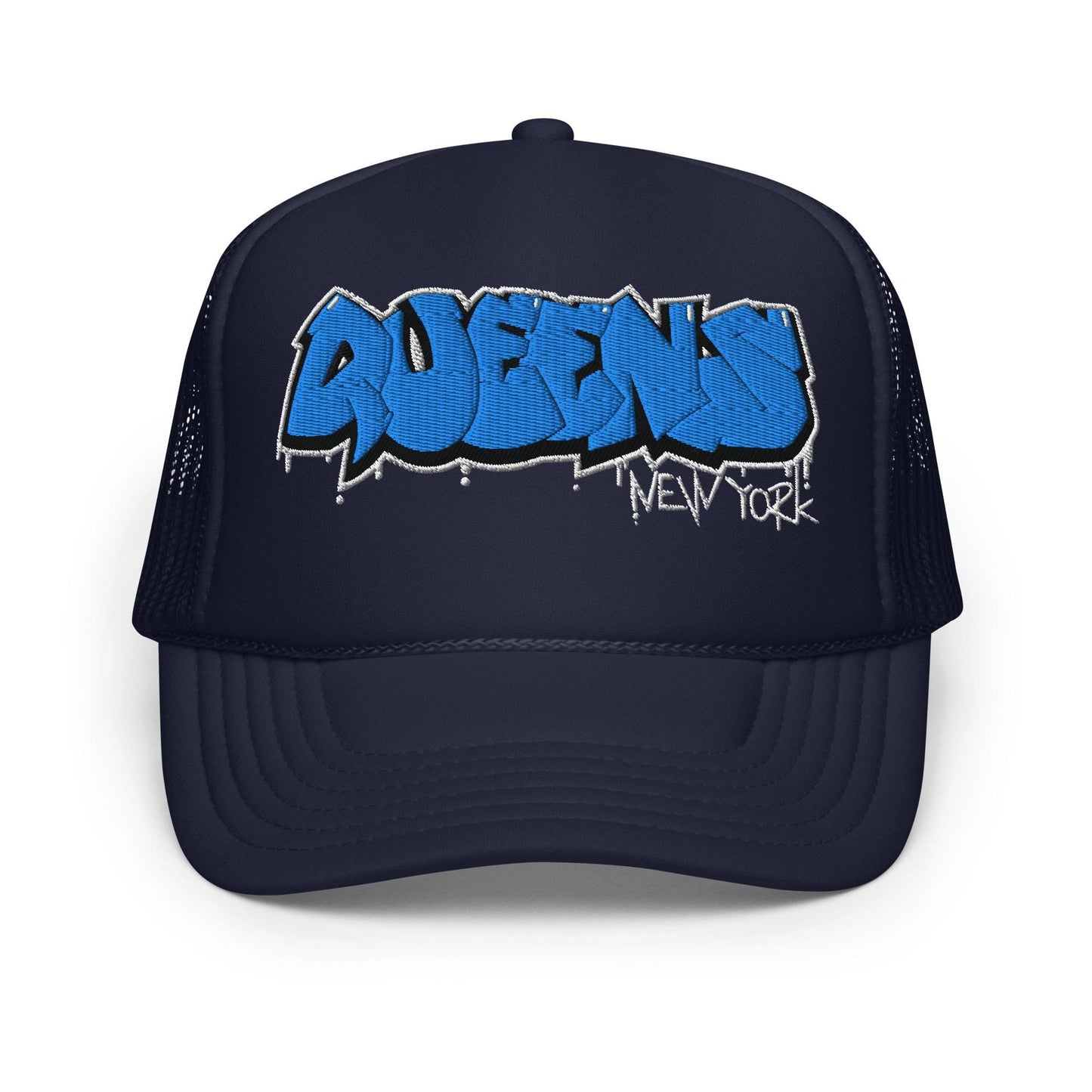 Queens NY Graffiti Trucker Hat, Urban Cap, Snapback Hat, Street Fashion, Hip Hop Hat