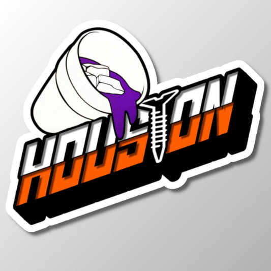 Houston Purple Lean Sticker, Hip Hop Culture, Purple Aesthetic, Laptop Decal, Street Style, Custom Vinyl
