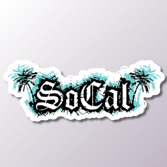 So Cal Sticker, Southern California Decal, Beach Vibes Sticker, Travel Souvenir, Laptop Sticker, Gift for Travelers